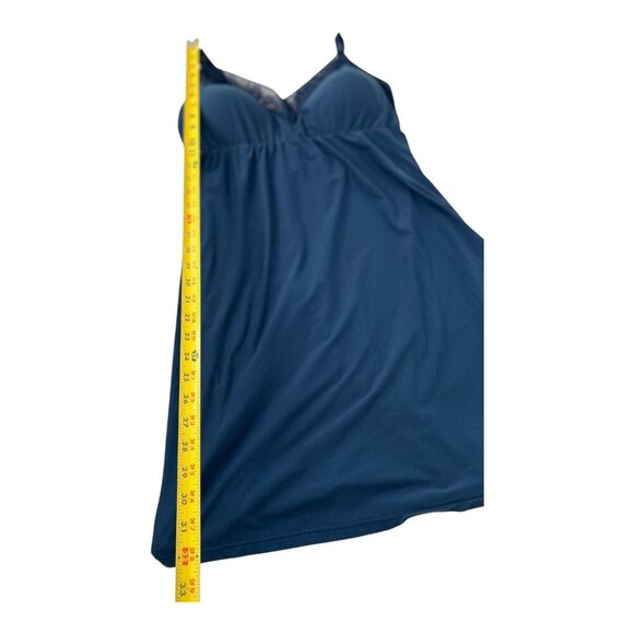 Secret Treasures Intimates Vtg Baby Doll Sleepwear Women's Size XL Navy Lounge - Picture 6 of 7